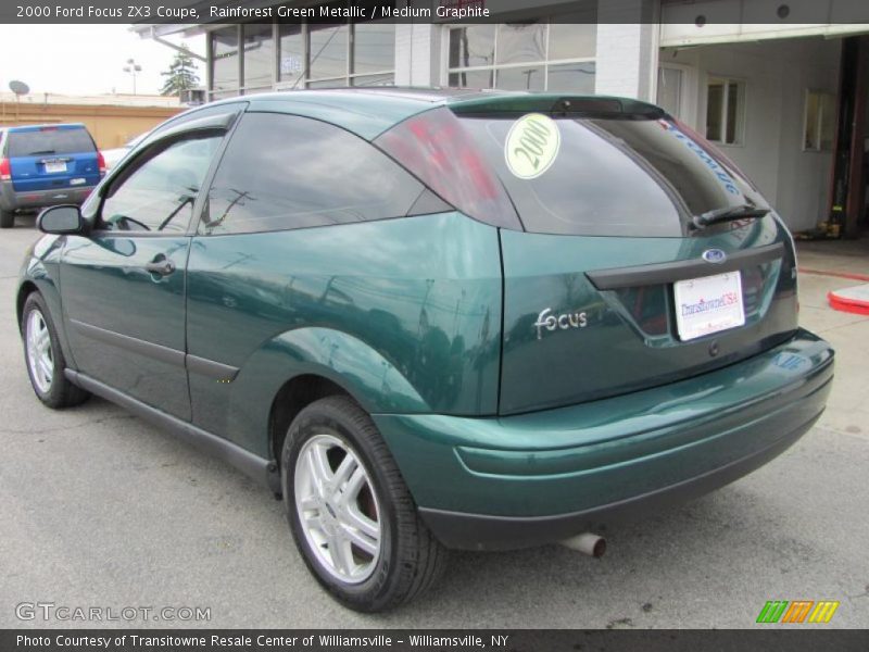 Rainforest Green Metallic / Medium Graphite 2000 Ford Focus ZX3 Coupe