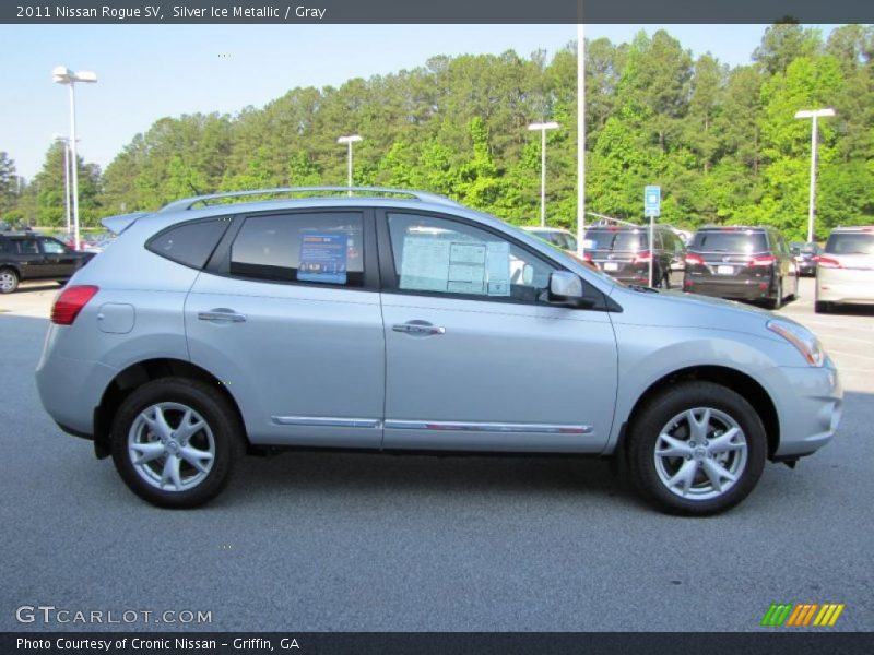 Silver Ice Metallic / Gray 2011 Nissan Rogue SV