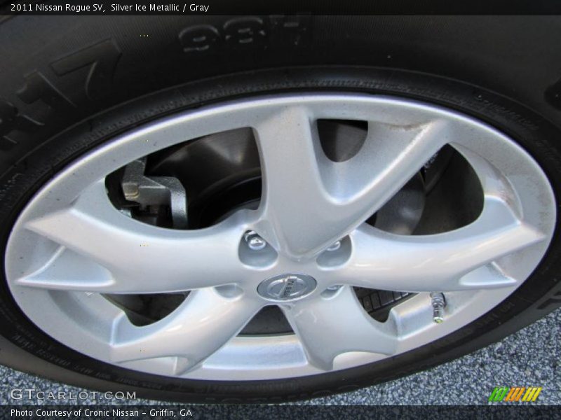 Silver Ice Metallic / Gray 2011 Nissan Rogue SV