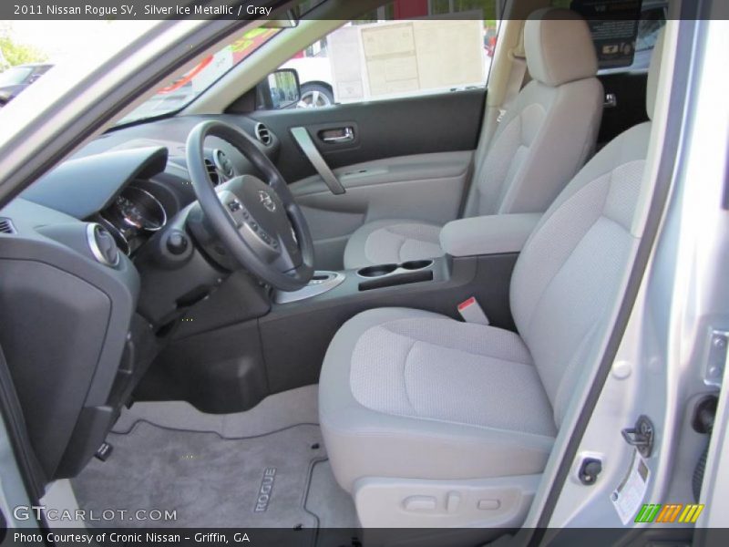 Silver Ice Metallic / Gray 2011 Nissan Rogue SV