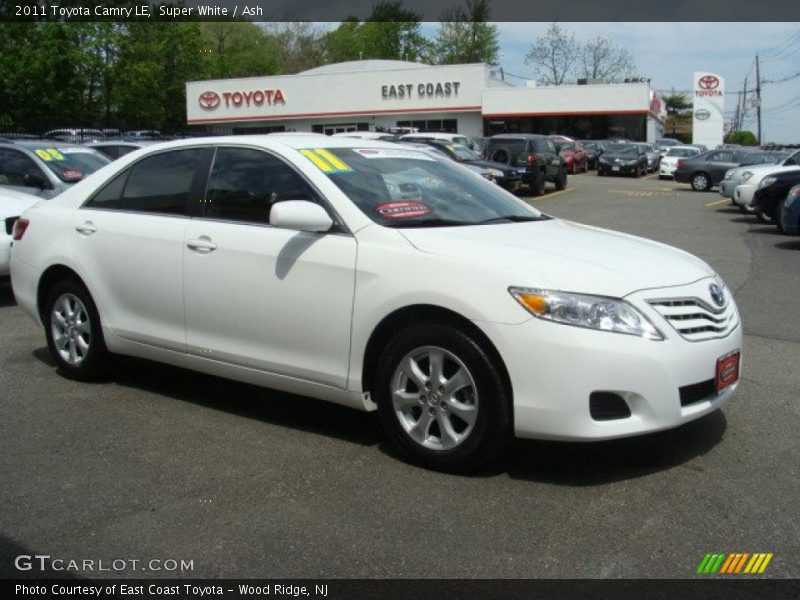 Super White / Ash 2011 Toyota Camry LE