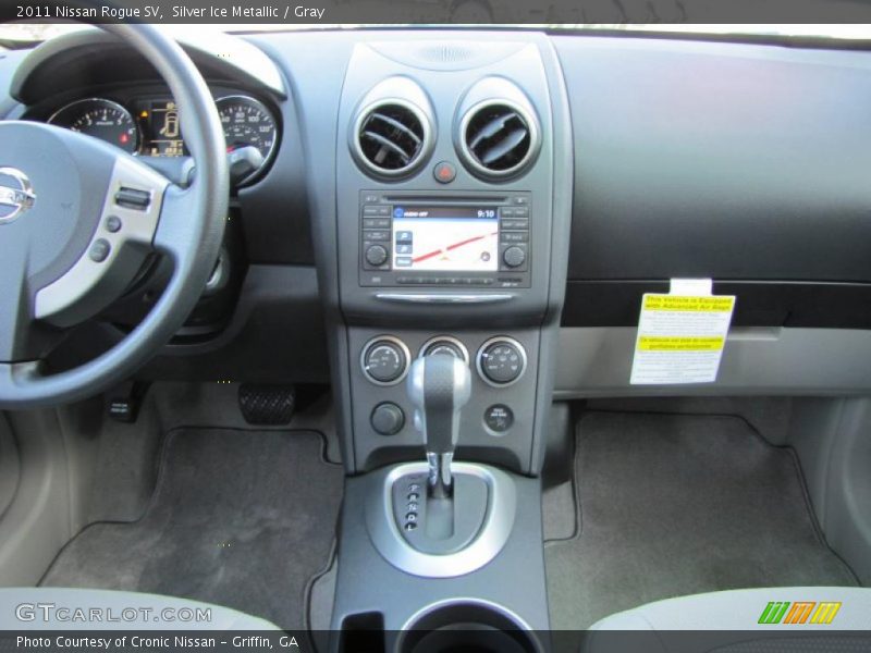 Silver Ice Metallic / Gray 2011 Nissan Rogue SV