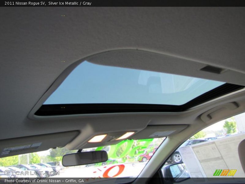 Silver Ice Metallic / Gray 2011 Nissan Rogue SV