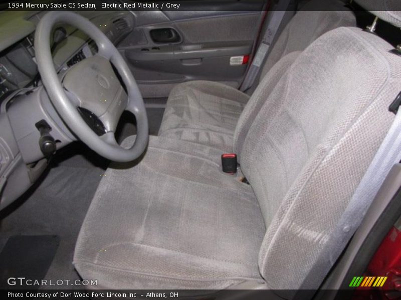 Electric Red Metallic / Grey 1994 Mercury Sable GS Sedan