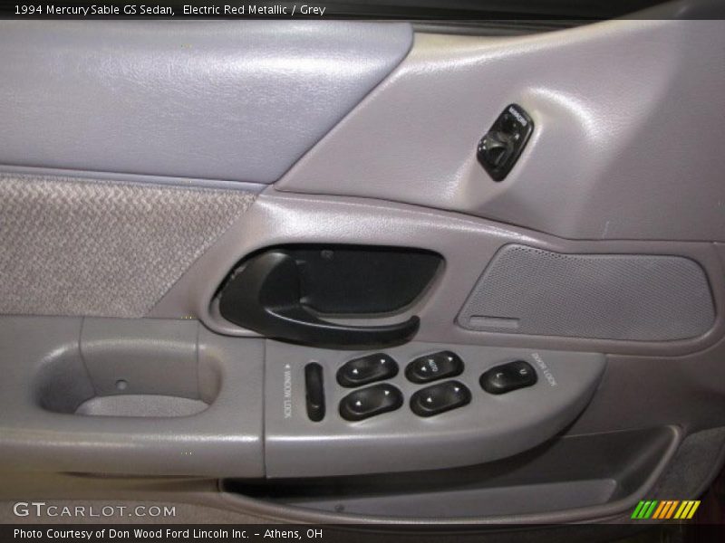 Electric Red Metallic / Grey 1994 Mercury Sable GS Sedan