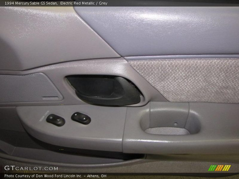 Electric Red Metallic / Grey 1994 Mercury Sable GS Sedan