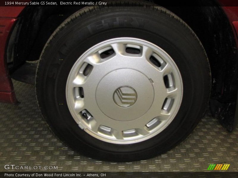Electric Red Metallic / Grey 1994 Mercury Sable GS Sedan