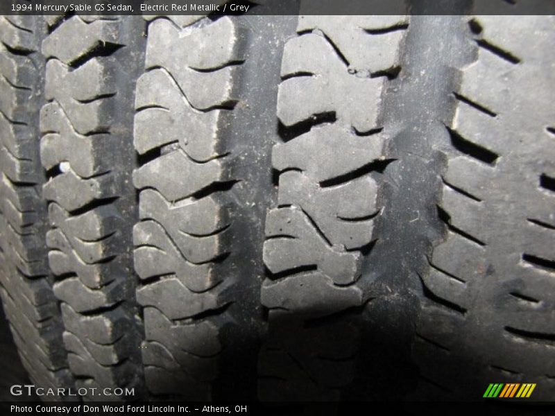 Electric Red Metallic / Grey 1994 Mercury Sable GS Sedan