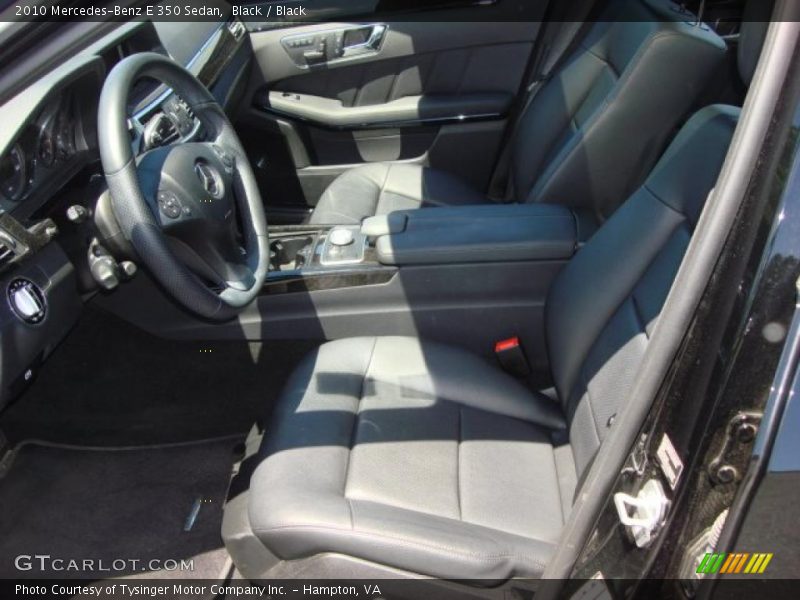 Black / Black 2010 Mercedes-Benz E 350 Sedan