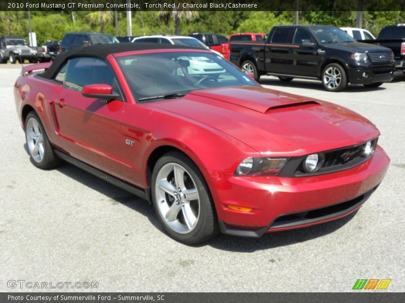 Front 3/4 View of 2010 Mustang GT Premium Convertible