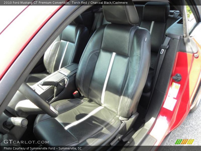  2010 Mustang GT Premium Convertible Charcoal Black/Cashmere Interior