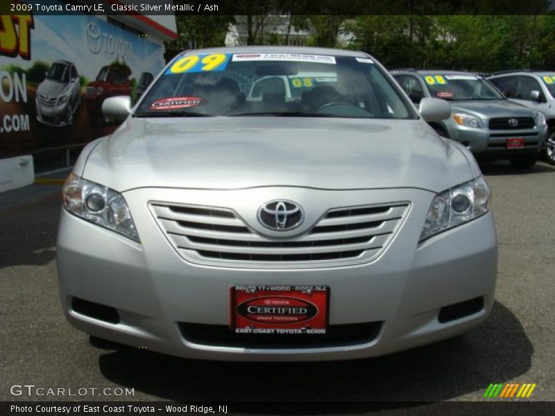 Classic Silver Metallic / Ash 2009 Toyota Camry LE