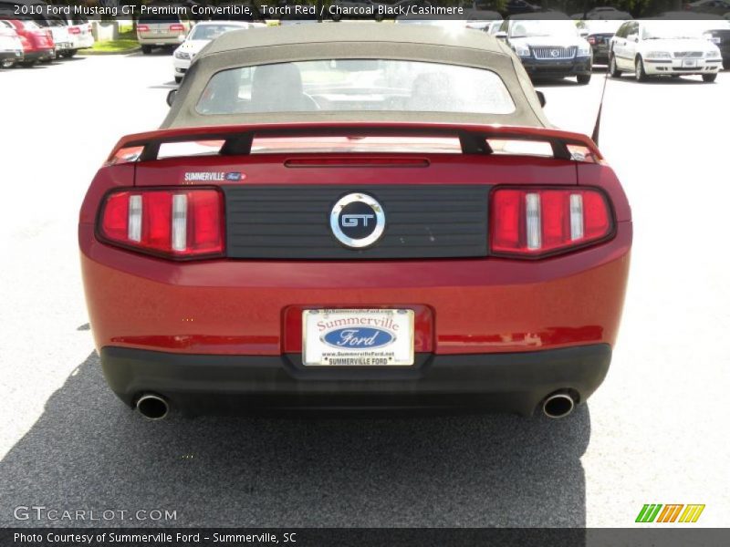 Torch Red / Charcoal Black/Cashmere 2010 Ford Mustang GT Premium Convertible