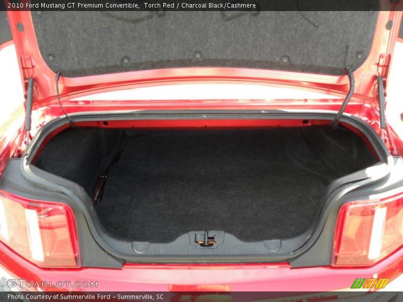 Torch Red / Charcoal Black/Cashmere 2010 Ford Mustang GT Premium Convertible