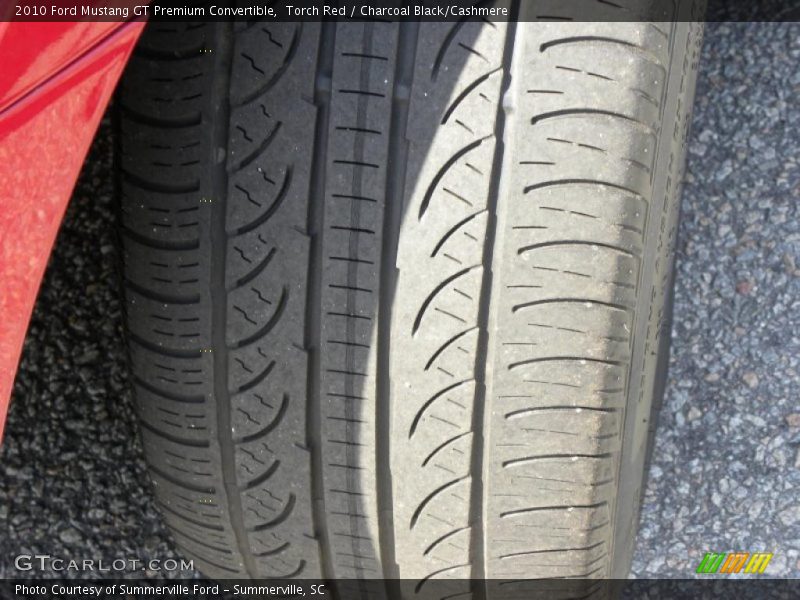 Torch Red / Charcoal Black/Cashmere 2010 Ford Mustang GT Premium Convertible