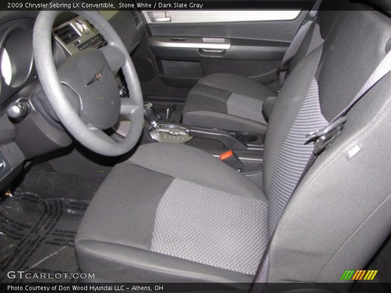  2009 Sebring LX Convertible Dark Slate Gray Interior