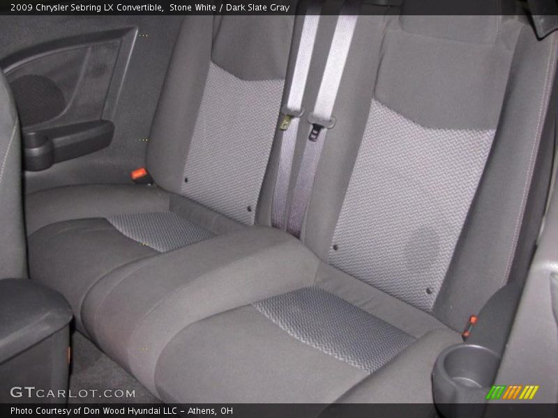 Stone White / Dark Slate Gray 2009 Chrysler Sebring LX Convertible