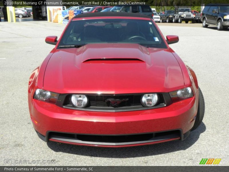 Torch Red / Charcoal Black/Cashmere 2010 Ford Mustang GT Premium Convertible