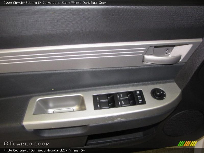 Stone White / Dark Slate Gray 2009 Chrysler Sebring LX Convertible