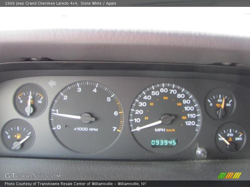 Stone White / Agate 1999 Jeep Grand Cherokee Laredo 4x4