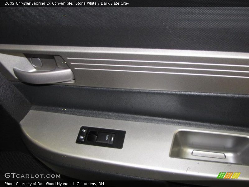 Stone White / Dark Slate Gray 2009 Chrysler Sebring LX Convertible