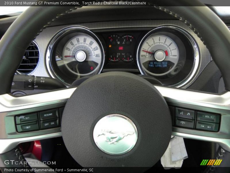  2010 Mustang GT Premium Convertible Steering Wheel