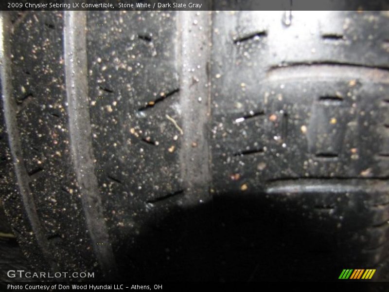 Stone White / Dark Slate Gray 2009 Chrysler Sebring LX Convertible