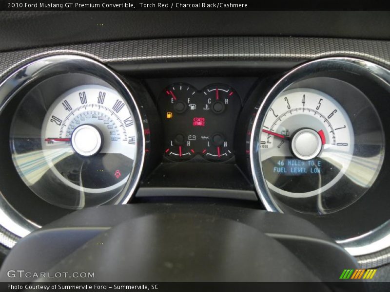  2010 Mustang GT Premium Convertible GT Premium Convertible Gauges
