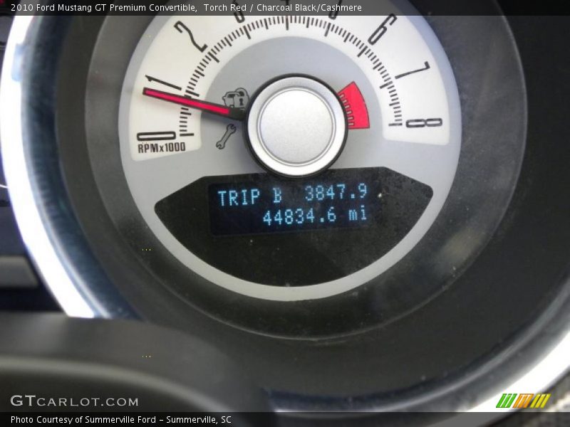 Torch Red / Charcoal Black/Cashmere 2010 Ford Mustang GT Premium Convertible