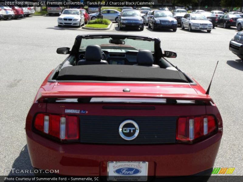 Torch Red / Charcoal Black/Cashmere 2010 Ford Mustang GT Premium Convertible