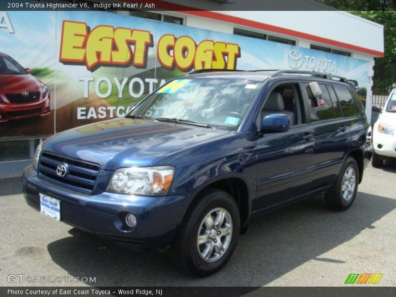 Indigo Ink Pearl / Ash 2004 Toyota Highlander V6