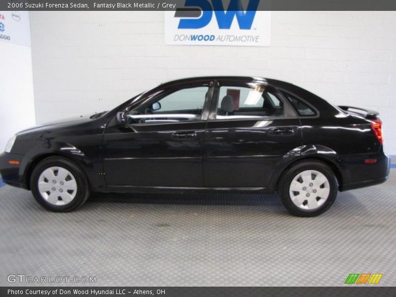 Fantasy Black Metallic / Grey 2006 Suzuki Forenza Sedan