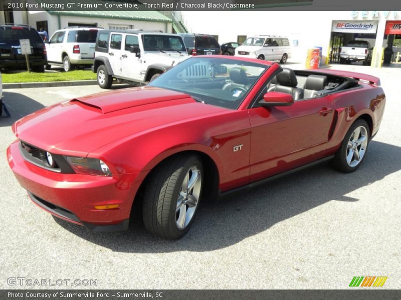 Front 3/4 View of 2010 Mustang GT Premium Convertible