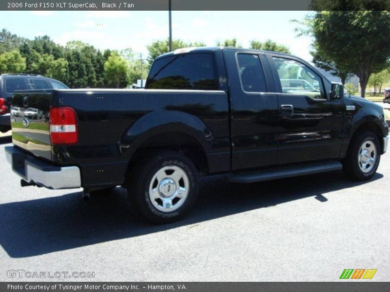 Black / Tan 2006 Ford F150 XLT SuperCab