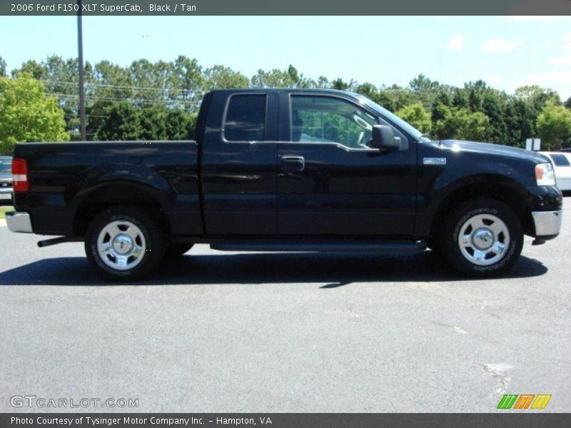 Black / Tan 2006 Ford F150 XLT SuperCab
