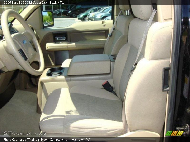 Black / Tan 2006 Ford F150 XLT SuperCab