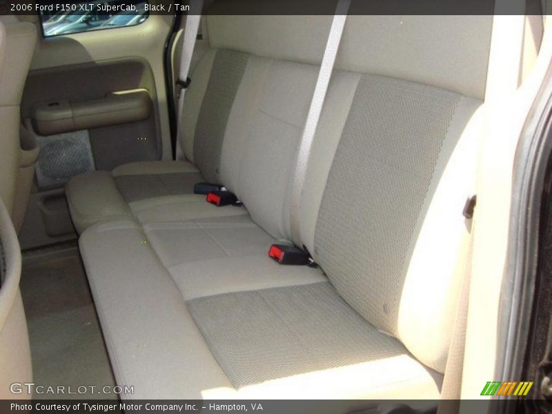 Black / Tan 2006 Ford F150 XLT SuperCab