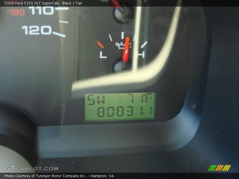 Black / Tan 2006 Ford F150 XLT SuperCab