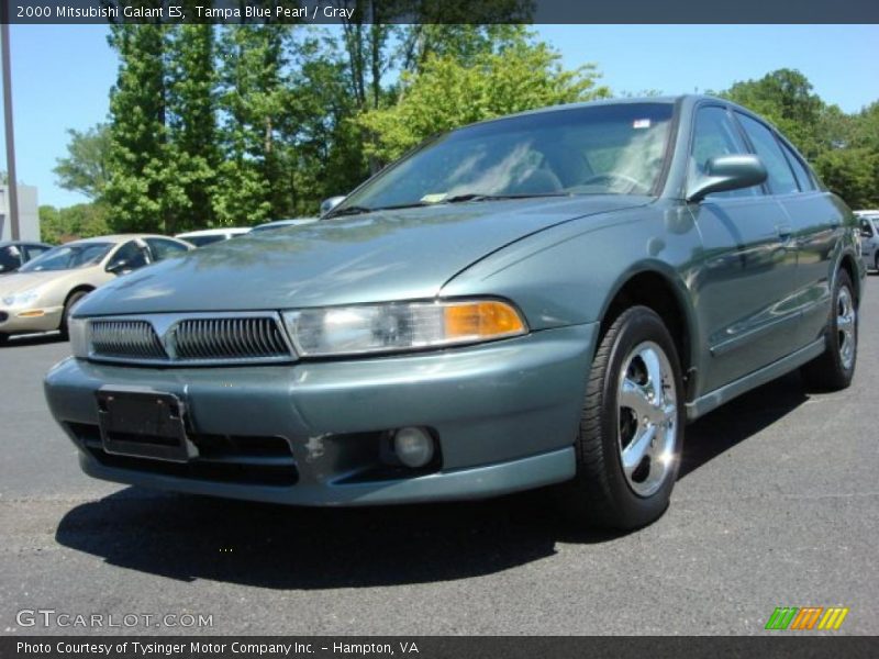 Tampa Blue Pearl / Gray 2000 Mitsubishi Galant ES