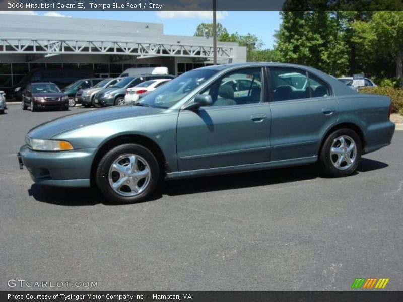 Tampa Blue Pearl / Gray 2000 Mitsubishi Galant ES