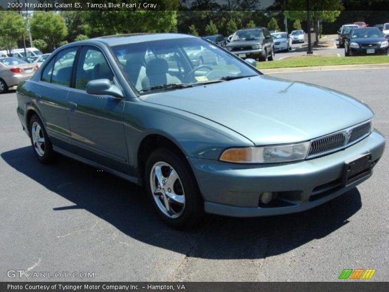 Tampa Blue Pearl / Gray 2000 Mitsubishi Galant ES