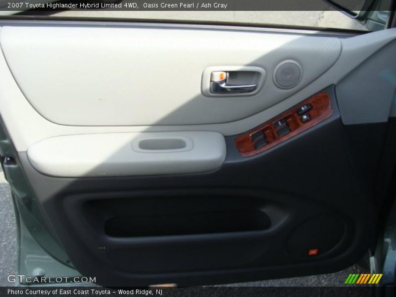 Oasis Green Pearl / Ash Gray 2007 Toyota Highlander Hybrid Limited 4WD