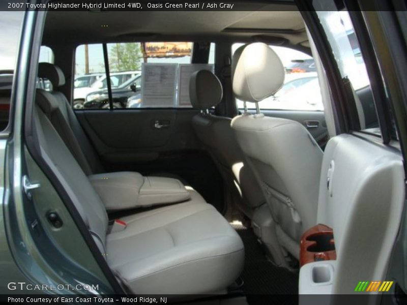 Oasis Green Pearl / Ash Gray 2007 Toyota Highlander Hybrid Limited 4WD