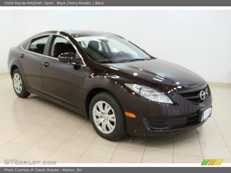 Black Cherry Metallic / Black 2009 Mazda MAZDA6 i Sport