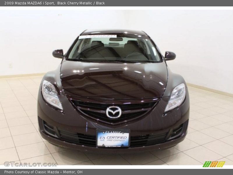 Black Cherry Metallic / Black 2009 Mazda MAZDA6 i Sport