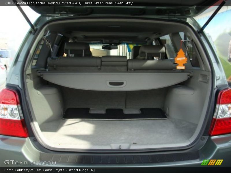 Oasis Green Pearl / Ash Gray 2007 Toyota Highlander Hybrid Limited 4WD