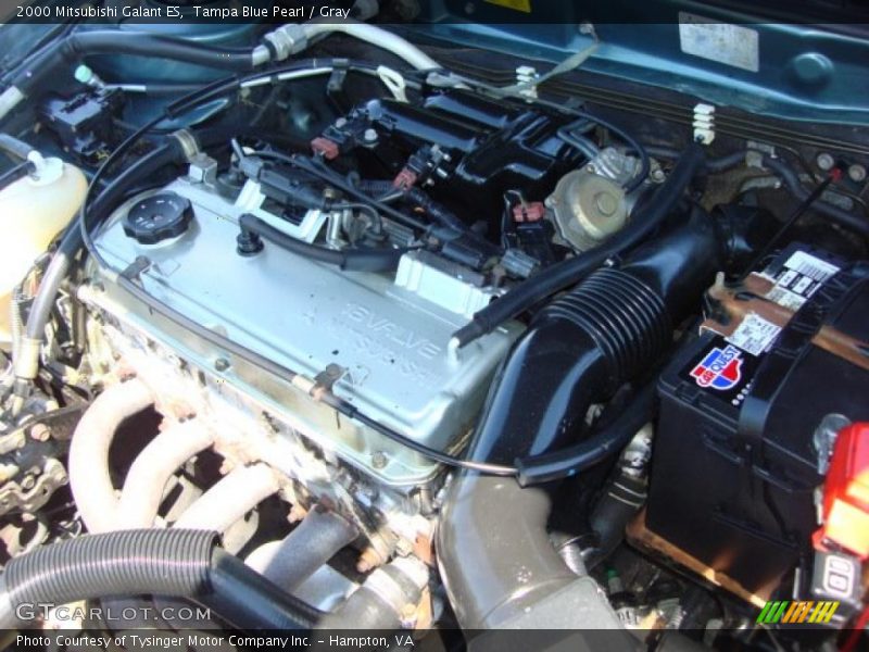 Tampa Blue Pearl / Gray 2000 Mitsubishi Galant ES