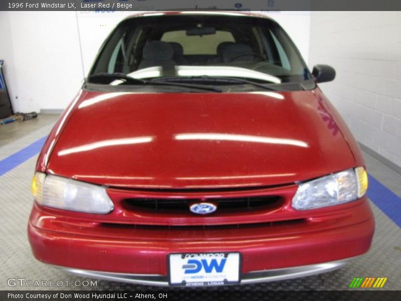 Laser Red / Beige 1996 Ford Windstar LX