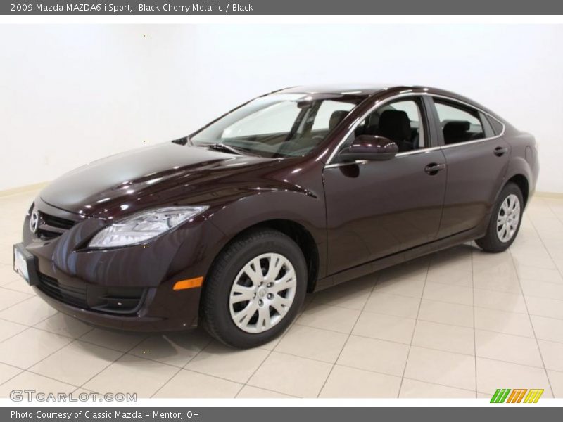 Black Cherry Metallic / Black 2009 Mazda MAZDA6 i Sport