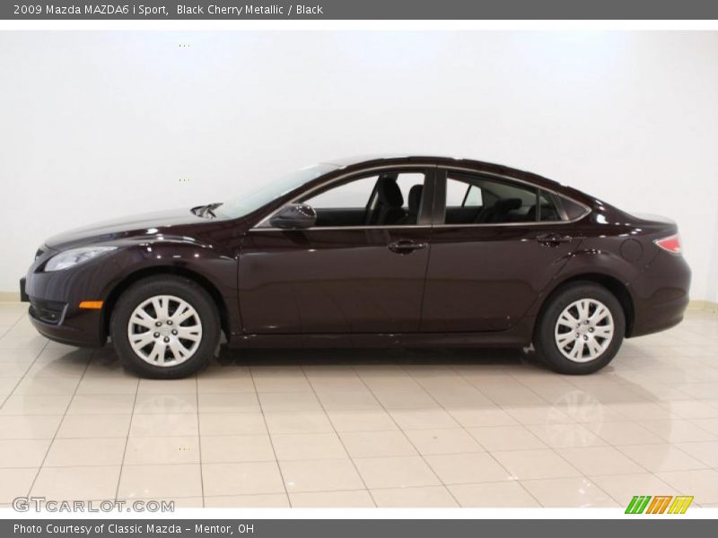 Black Cherry Metallic / Black 2009 Mazda MAZDA6 i Sport